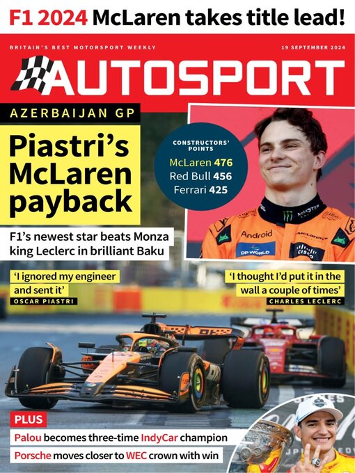 Title details for Autosport by Motorsport Network Media UK Limited - Available